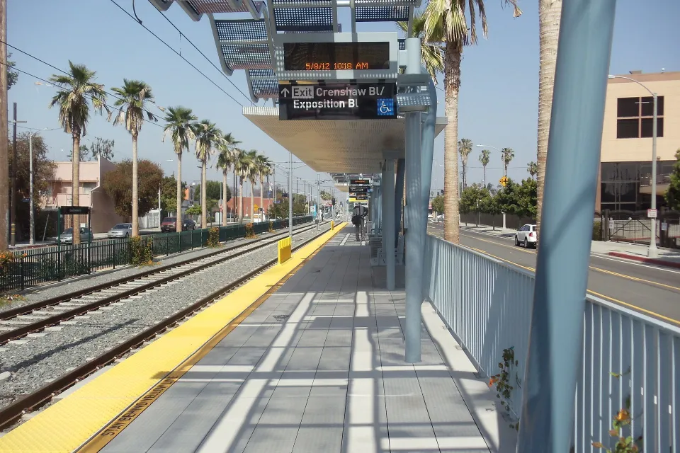Expo & Crenshaw Expo Line Station